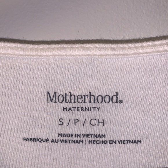 #20 DAWN•Motherhood Maternity White Blouse - Picture 4 of 5